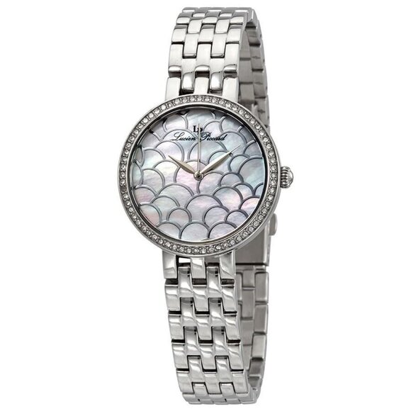 FX04185B NWT Lucien Piccard Fashion Ladies Quartz Steel Authentic Watch - Picture 1 of 3